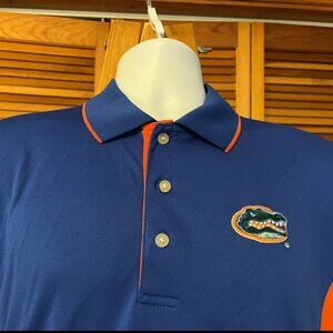 PGA Tour Florida Gators Men's Large Short Sleeve Polo Shirt